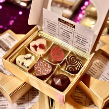 Load image into Gallery viewer, Gift Box Chocolate Bonbon Sets (3pc, 6pc & 12pc) - Hot Shot Chocolate