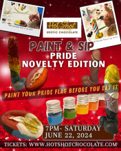 Load image into Gallery viewer, Chocolate Paint &amp; Sip Night - Pride Novelty Edition! Saturday June 22 @ 7pm (Hot Shot Erotic Chocolate) 19+ - Hot Shot Chocolate
