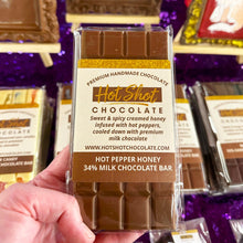 Load image into Gallery viewer, Hot Pepper Honey Chocolate Bar (24pc) - Hot Shot Chocolate