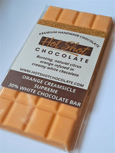 Load image into Gallery viewer, Orangesicle Cream Supreme Chocolate Bar (24pc) - Hot Shot Chocolate
