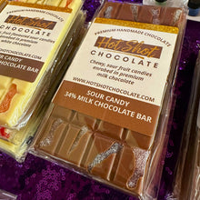 Load image into Gallery viewer, Sour Candy Chocolate Bar (24pc) - Hot Shot Chocolate