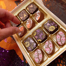 Load image into Gallery viewer, 12pc Bonbon Halloween Gift Box Set - Hot Shot Chocolate
