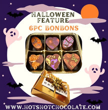 Load image into Gallery viewer, 6pc Bonbon Halloween Gift Box Set - Hot Shot Chocolate
