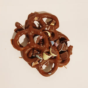 Mini Egg Chocolate Pretzel Cluster