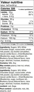 Blueberry Supreme Chocolate Bar (24pc) - Hot Shot Chocolate