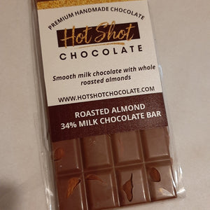 Chocolate Almond Bar (24pc) - Hot Shot Chocolate