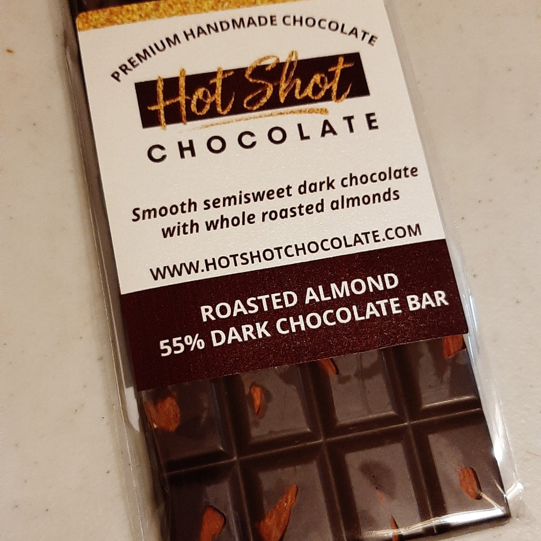 Chocolate Almond Bar (24pc) - Hot Shot Chocolate