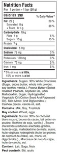 Chocolate Peanut Butter Cashew Bar (6pc) - Hot Shot Chocolate