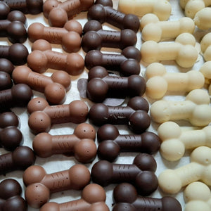 Chocolate Penis Bonbons Threesome Set (3pc) - Hot Shot Chocolate