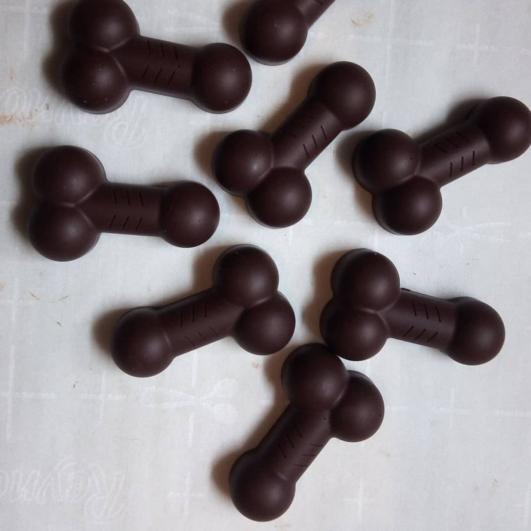 Chocolate Penis Bonbons Threesome Set (3pc) - Hot Shot Chocolate