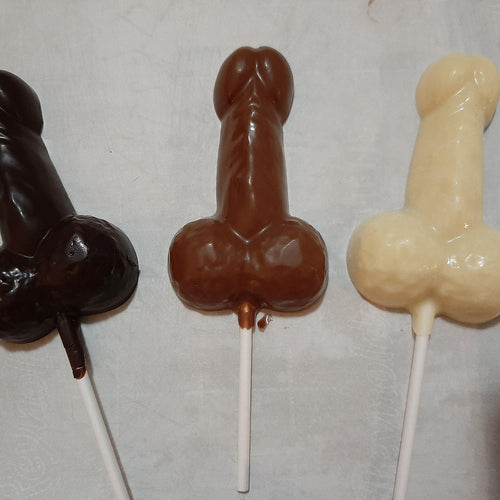 Chocolate Penis Lollipop (1pc) - Hot Shot Chocolate