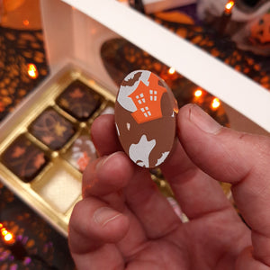 Custom Halloween Gift Box Chocolate Bonbon Sets (3pc, 6pc & 12pc) - Hot Shot Chocolate
