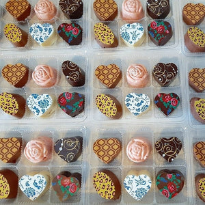 Gift Box Chocolate Bonbon Sets (3pc, 6pc & 12pc) - Hot Shot Chocolate