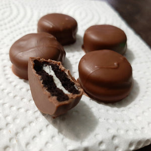 Mini Chocolate Covered Cookies (10pc) - Hot Shot Chocolate