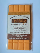 Load image into Gallery viewer, Orangesicle Cream Supreme Chocolate Bar (24pc) - Hot Shot Chocolate
