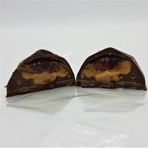 PB & J Chocolate Bonbons (3pc) - Hot Shot Chocolate