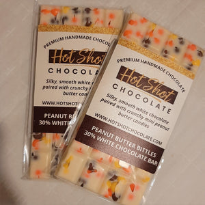 Peanut Butter Bittles Chocolate Bar (24pc) - Hot Shot Chocolate