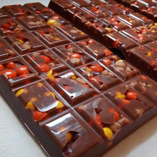 Load image into Gallery viewer, Peanut Butter Bittles Chocolate Bar (24pc) - Hot Shot Chocolate

