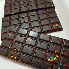 Load image into Gallery viewer, Rainbow Bits Chocolate Bar (24pc) - Hot Shot Chocolate
