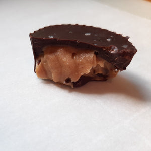 Salted Peanut Butter Cup (1pc) - Hot Shot Chocolate