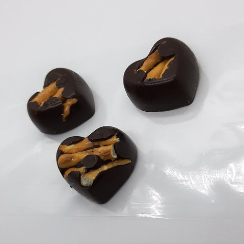 Salted Pretzel Chocolate Bonbons (3pc) - Hot Shot Chocolate