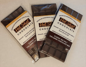 Sea Salt Chocolate Bar (24pc) - Hot Shot Chocolate